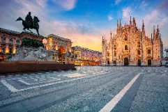 Milan Linate Airport transfer service showcasing luxury vehicles and professional Italian chauffeurs ready to transport passengers from Milan Linate Airport to city center, Lake Como, and other premium destinations throughout Northern Italy