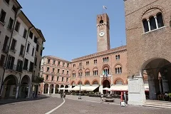 Treviso Airport with Dolomites mountains, Venice canals, Italian Alps skiing, premium airport transportation service