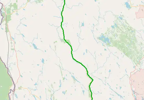 Route map Rovaniemi Airport - Levi, 172 km, approx. 132 min