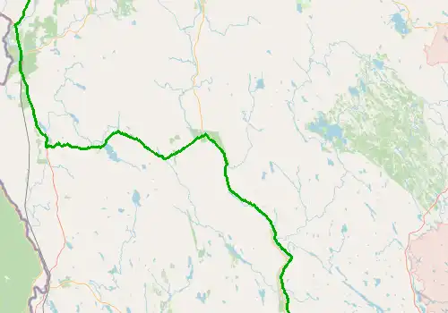 Route map Rovaniemi Airport - Yllas, 197 km, approx. 154 min