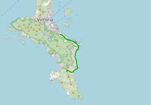 Route map Seychelles Airport (SEZ) - Anse Royale, Island of Mahe, 19 km, approx. 22 min
